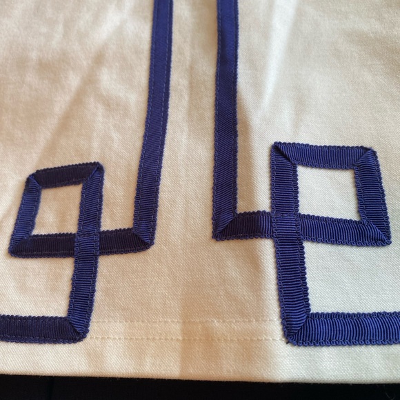 CK Bradley Pants & Top Navy Blue Pants Cream and Navy Tunic set (XS) - Picture 8 of 8